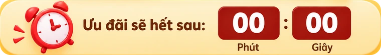 Ưu đãi sẽ hết sau