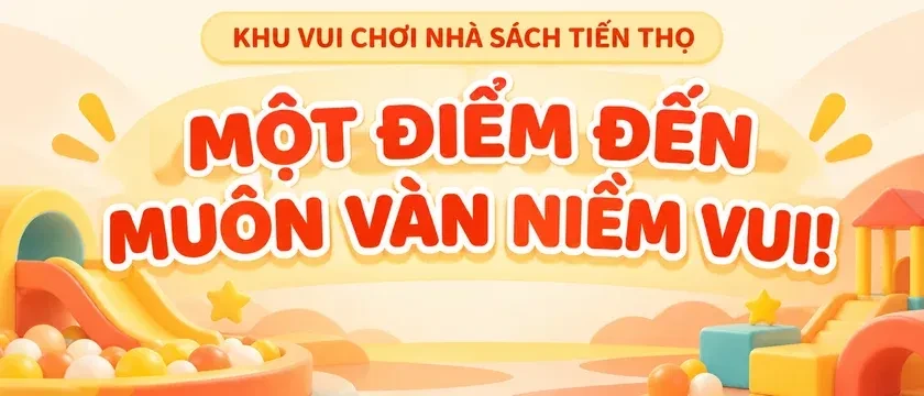 Khu vui chơi Nhà sách Tiến Thọ: Một điểm đến muôn vàn niềm vui!